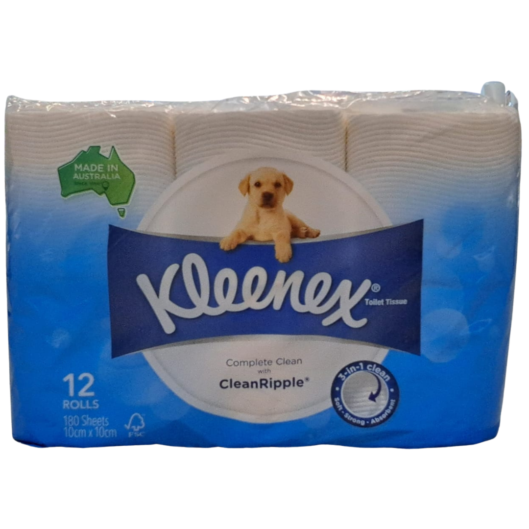 Kleenex Toilet Paper 3ply 12pk
