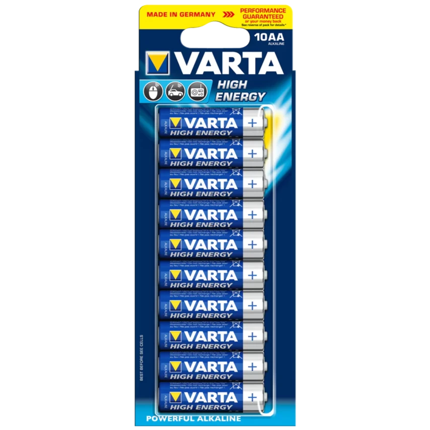 Varta Batteries High Energy AA size -10pk