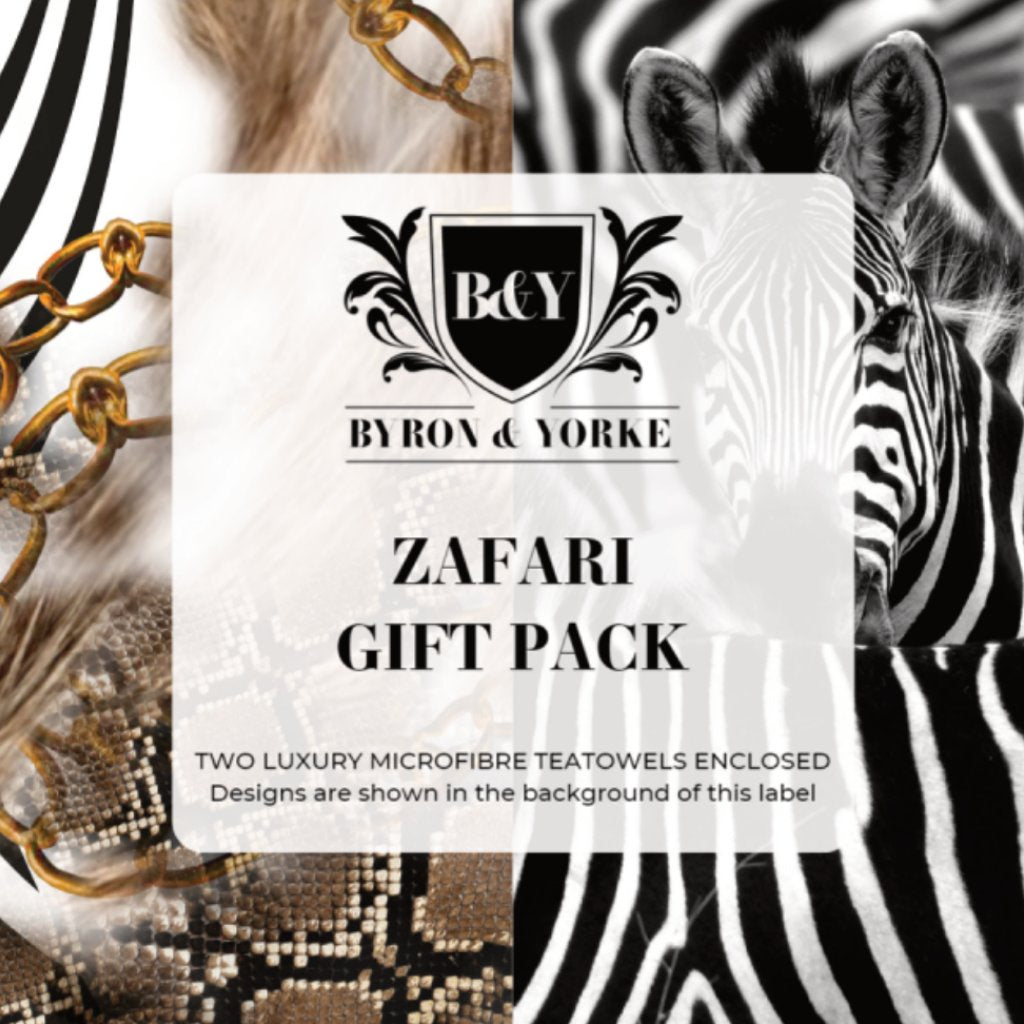 Byron & Yorke Microfibre Tea Towel Gift Pack - Zafari