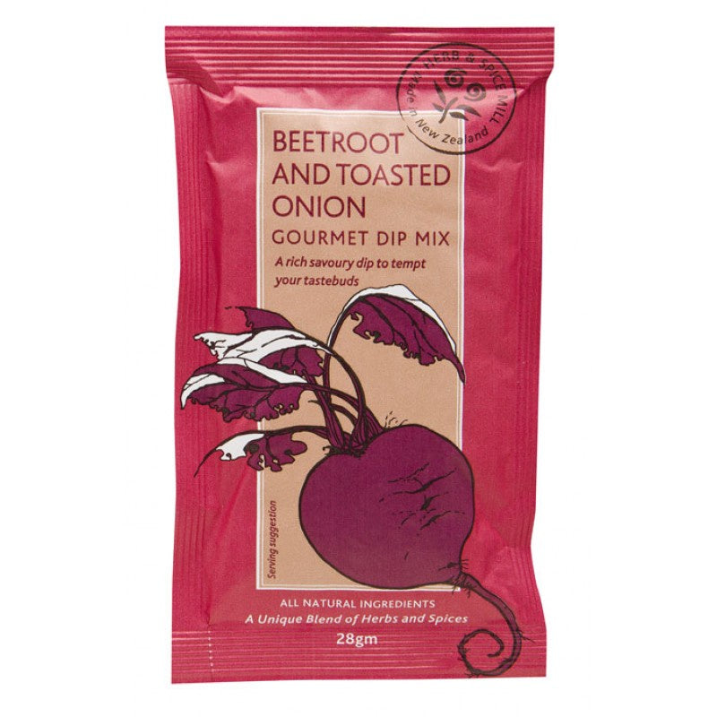 Herb & Spice Mill Gourmet Dip Mix Beetroot and Toasted Onion  28g