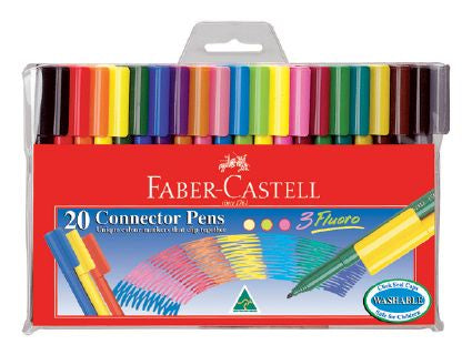 Faber Castell Connector Pens 20pk