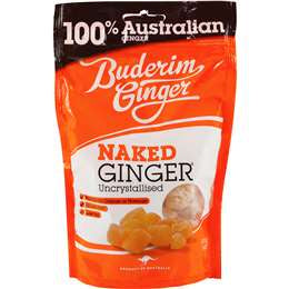 Buderim Naked Ginger Uncrystallised 250g