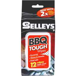 Selleys Bbq Accessory Tough Wipes 12pk