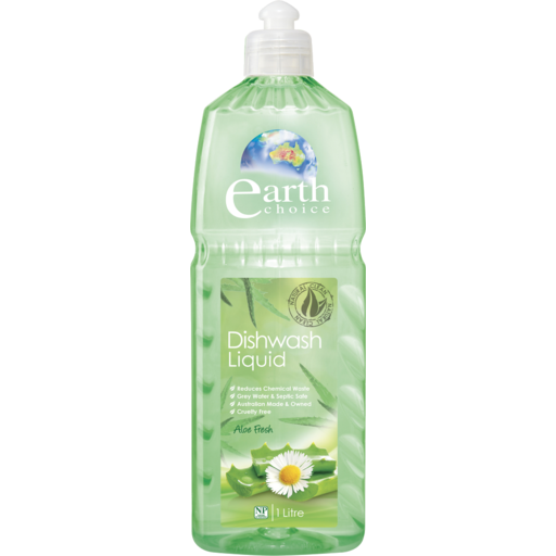Earth Choice Dishwashing Liquid Aloe Fresh 1L