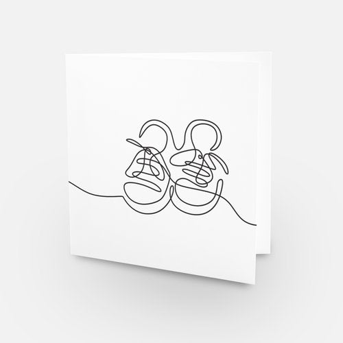 Byron & Yorke Baby Shoes Card