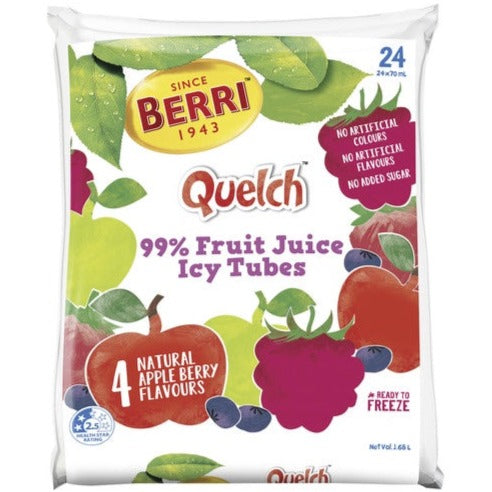 Berri Quelch Fruit Combo Ice Blocks 24x70mL
