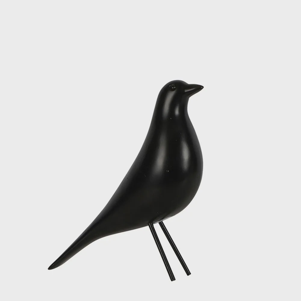 Black Bird Sculpture