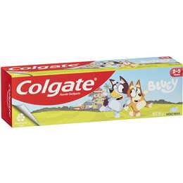 Colgate Kids Bluey 2-5 Years Children's Toothpaste Mild Mint Gel 90g