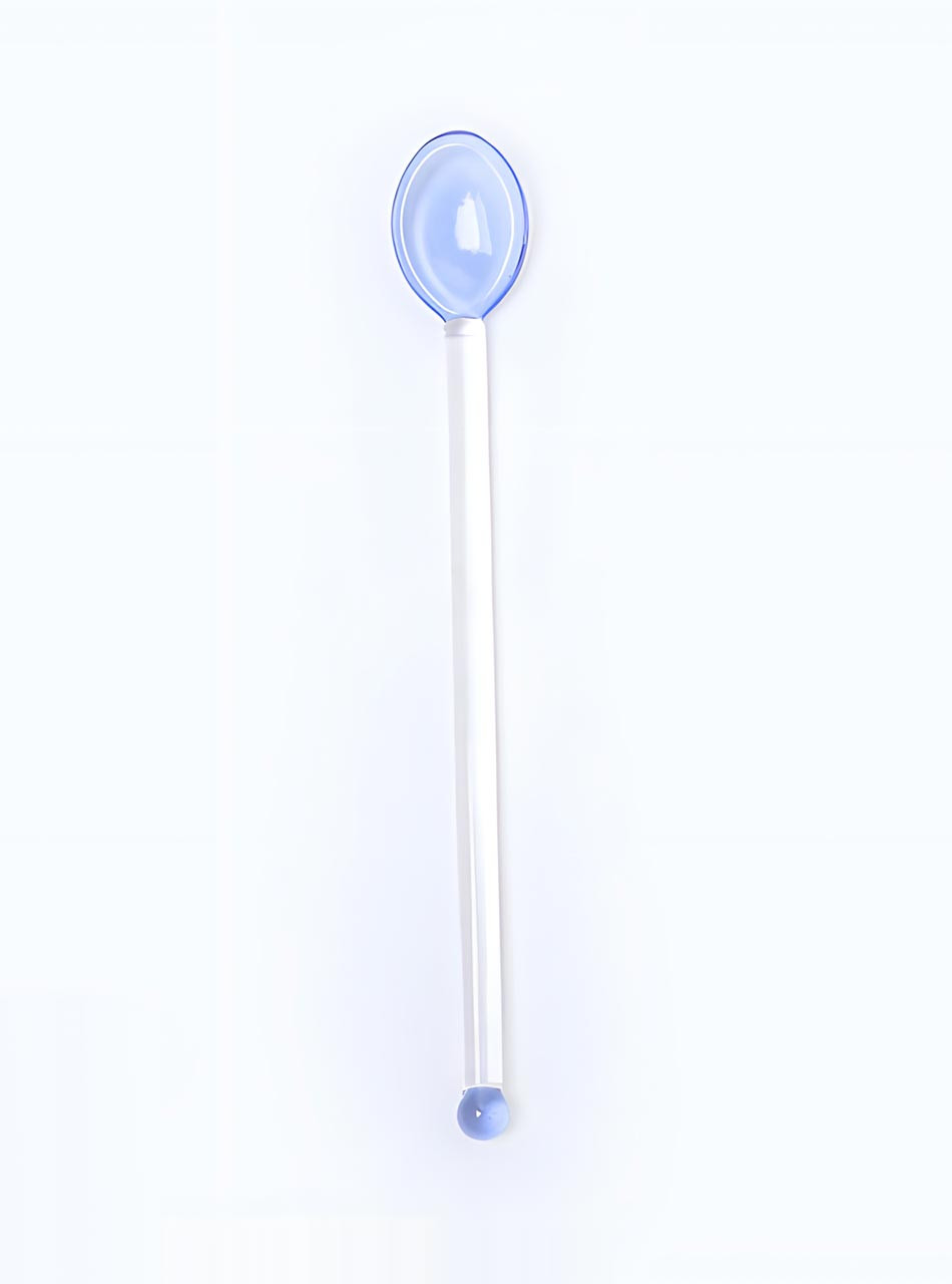 BonBon Blue Glass Spoon