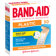 Band-Aid Plastic Sterile Strips 50pk