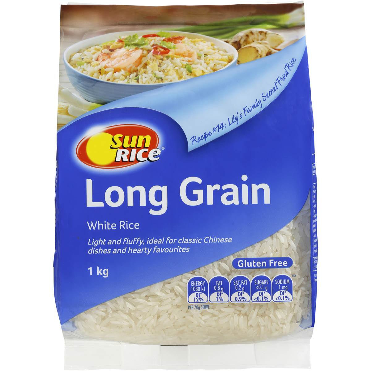 Sunrice Long Grain Rice White  500g