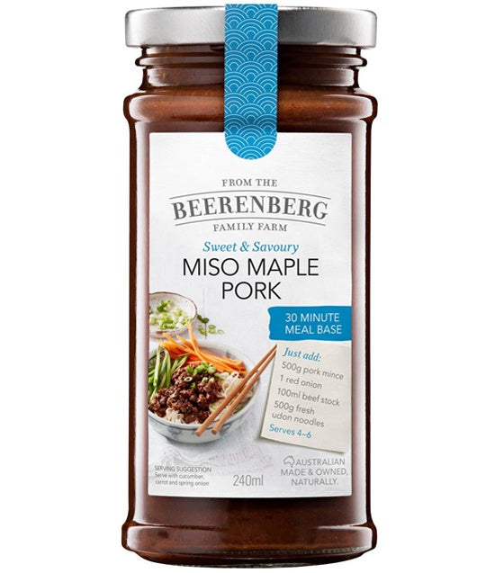 Beerenberg Miso Maple Pork Meal Base 240g