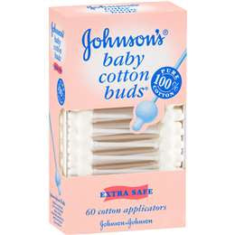 Johnsons Baby Cotton Buds 60pk