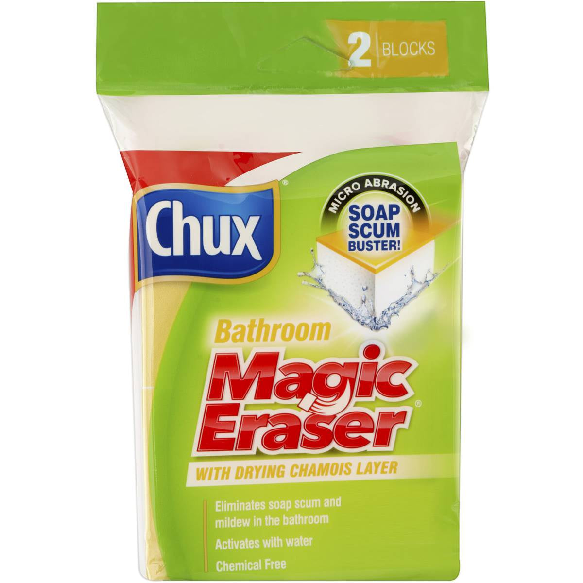CHUX Magic Eraser Bathroom 2 pack