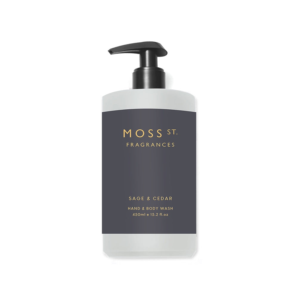 MOSS ST Sage & Cedar Hand & Body Wash 450ml