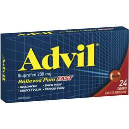 Advil Ibuprofen 200mg 24 Tablets