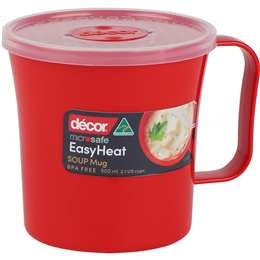 Decor Microsafe Soup Mug Each