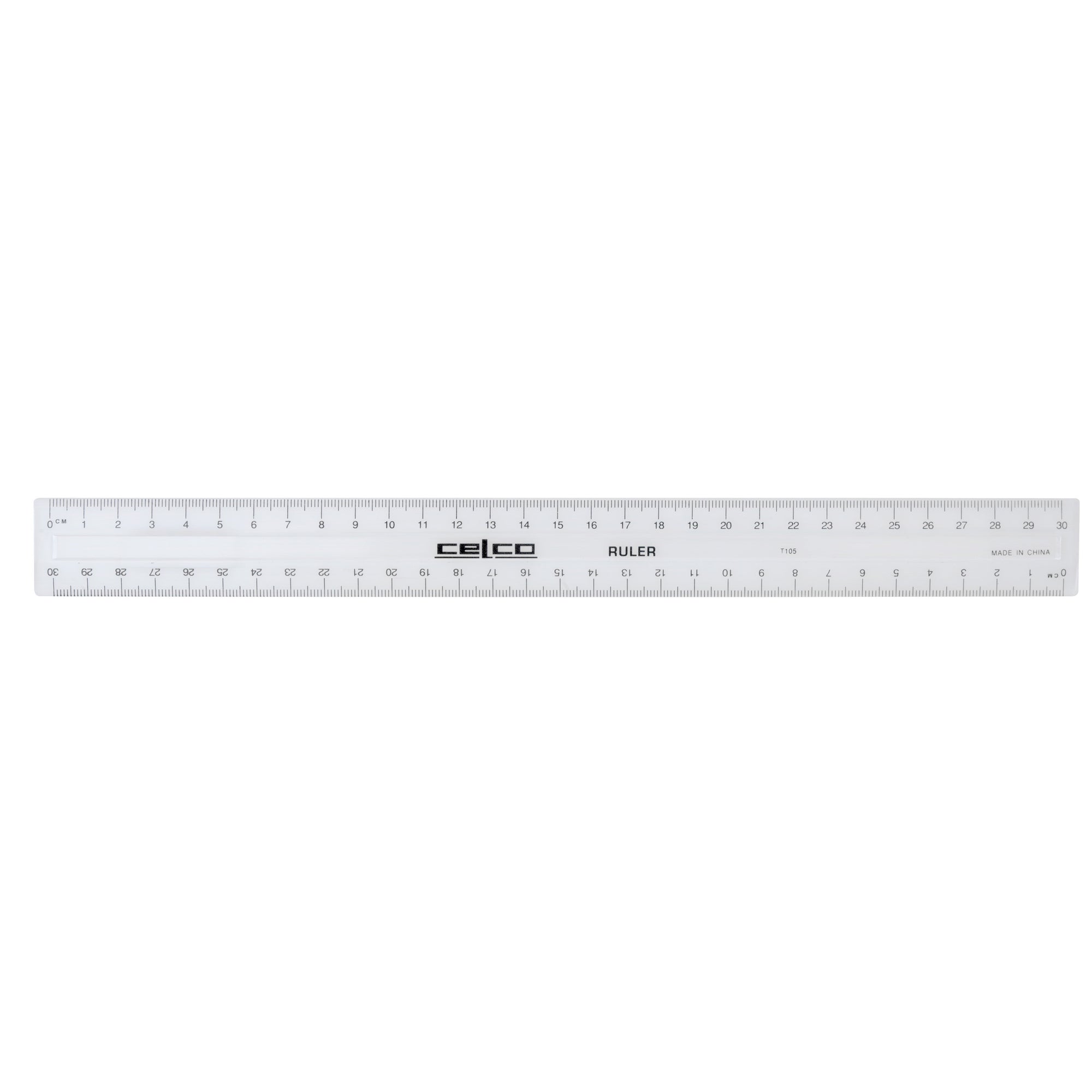Celco  Clear Plastic 30cm Ruler