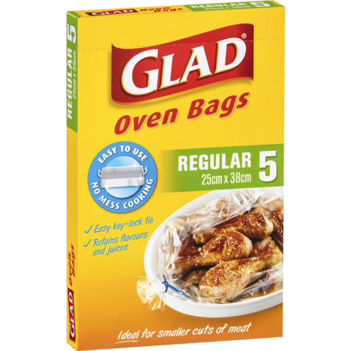 Glad Oven Bag Regular 5pk