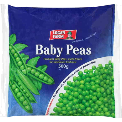 Logan Farm Baby Peas  500g