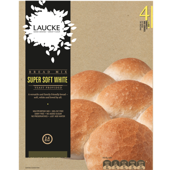 Laucke Super Soft White Bread Mix 2.4Kg