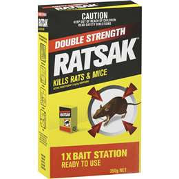 Ratsak Rat & Mouse Baits Double Strength 350g