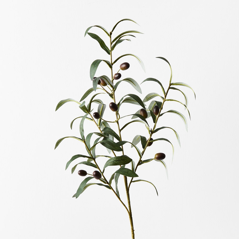 Olive Leaf Spray w/Olives - 72cm