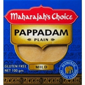 Maharajah's Choice Pappadam Plain 100g