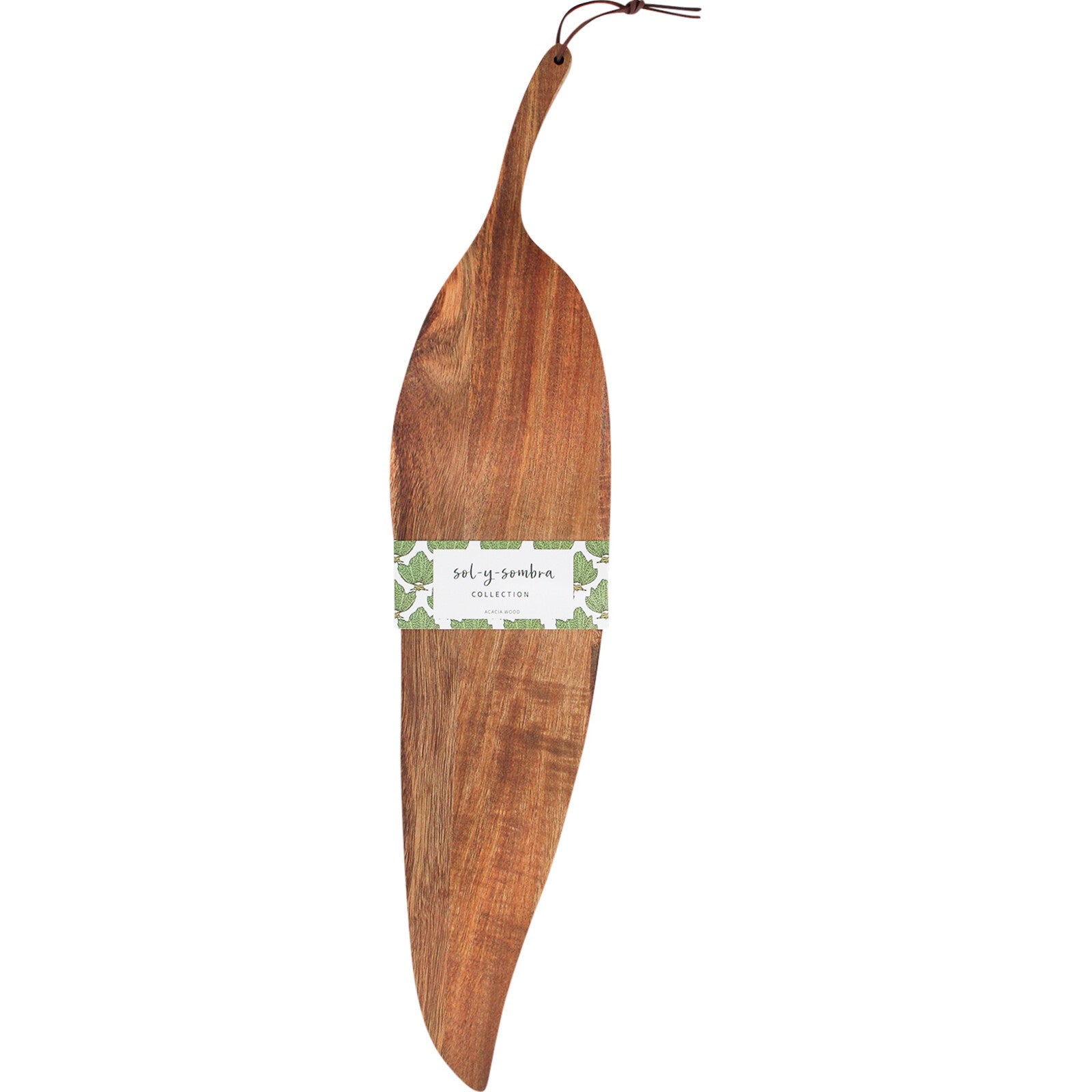 Gum Leaf Serving Board - Natural