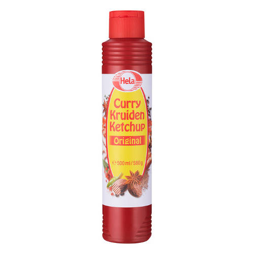 Hela Kruiden Ketchup Curry Original 500ml