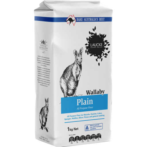 Wallaby Plain Flour 1kg