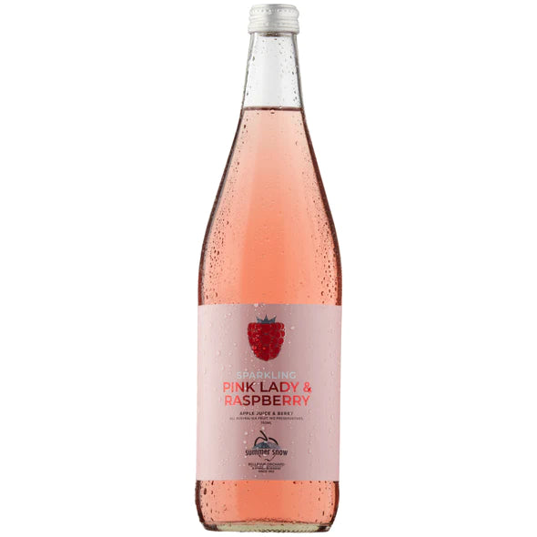 Summer Snow Pink Lady & Raspberry Sparkling Juice 750ml