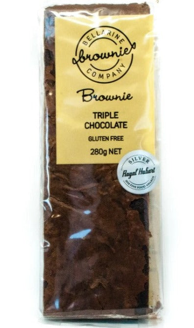 Bellarine Brownie Triple Chocolate Brownie GF 280g