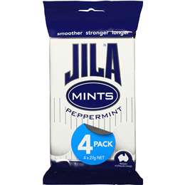 Jila Mints  Peppermint 27g 4Pk