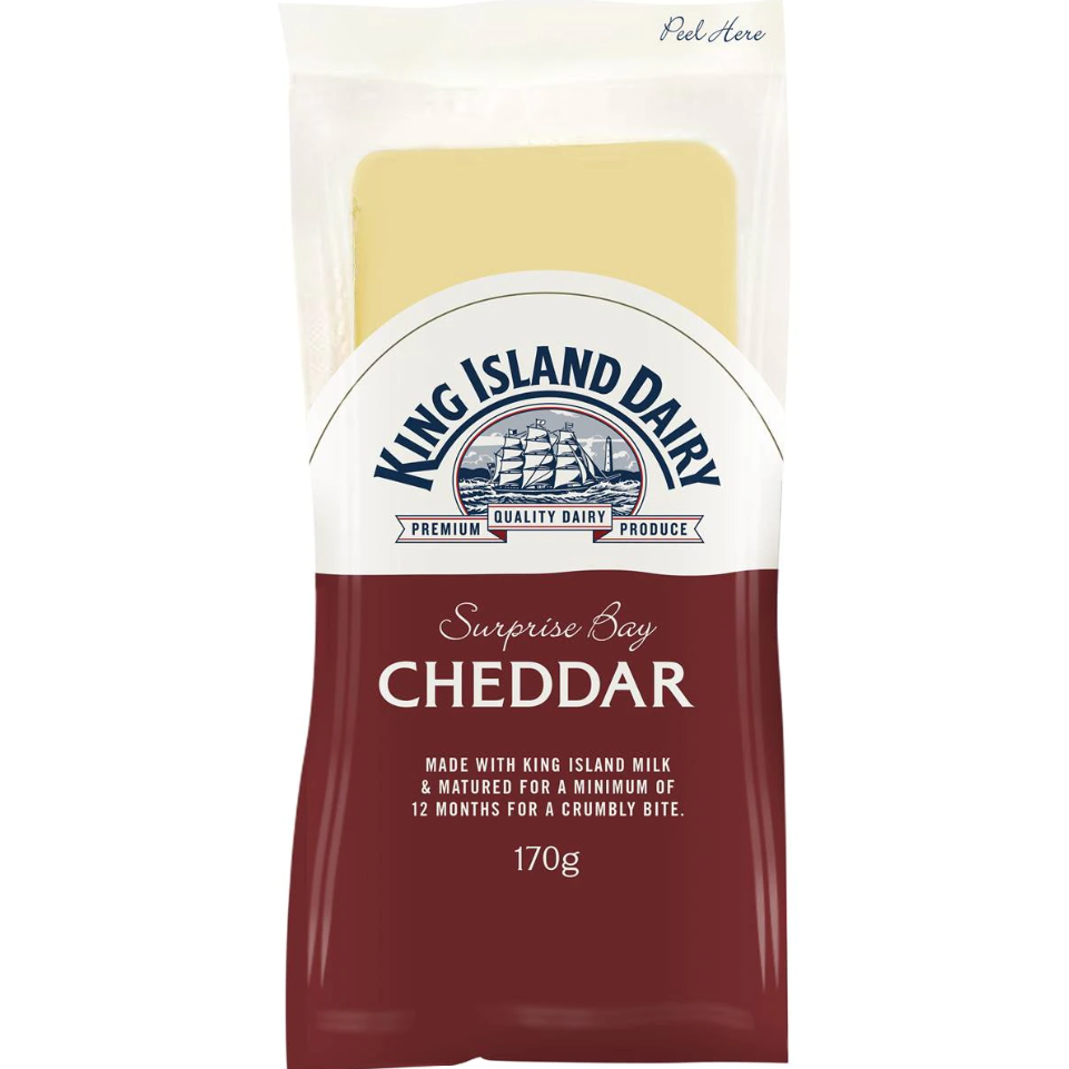 King Island Dairy Surprise Bay Cheddar Cheese 170g