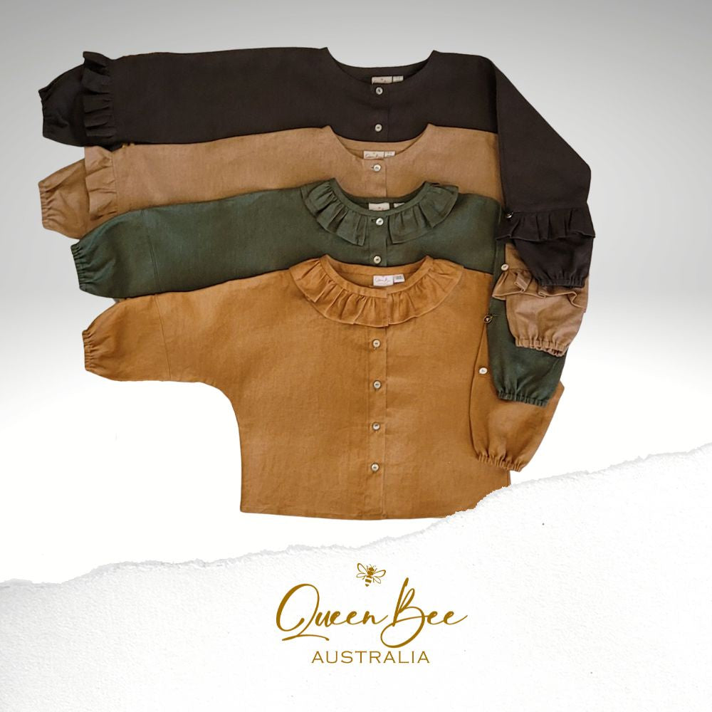Queen Bee - Linen Shirt | Long Sleeve