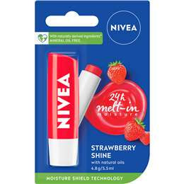 Nivea Fruity Shine Strawberry Lip Balm 48g