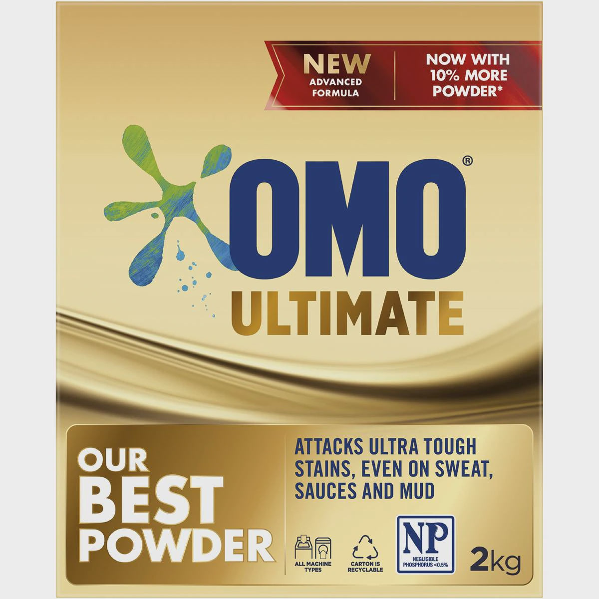 Omo Ultimate Laundry Powder Front & Top Loader 2kg