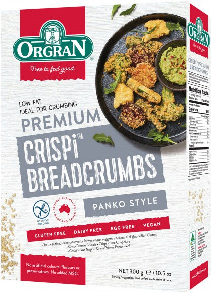 Orgran Crispi Premium Breadcrumbs 300g