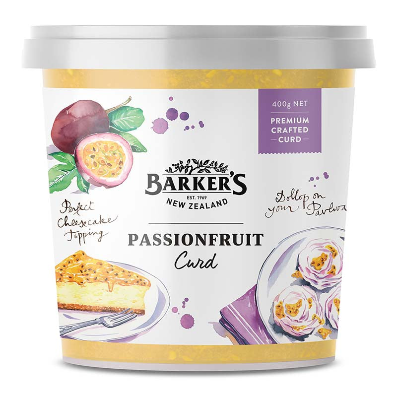 Barkers  Passionfruit Curd 400g