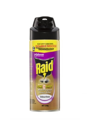 Raid One Shot Multipurpose Insect Killer Odourless 220g