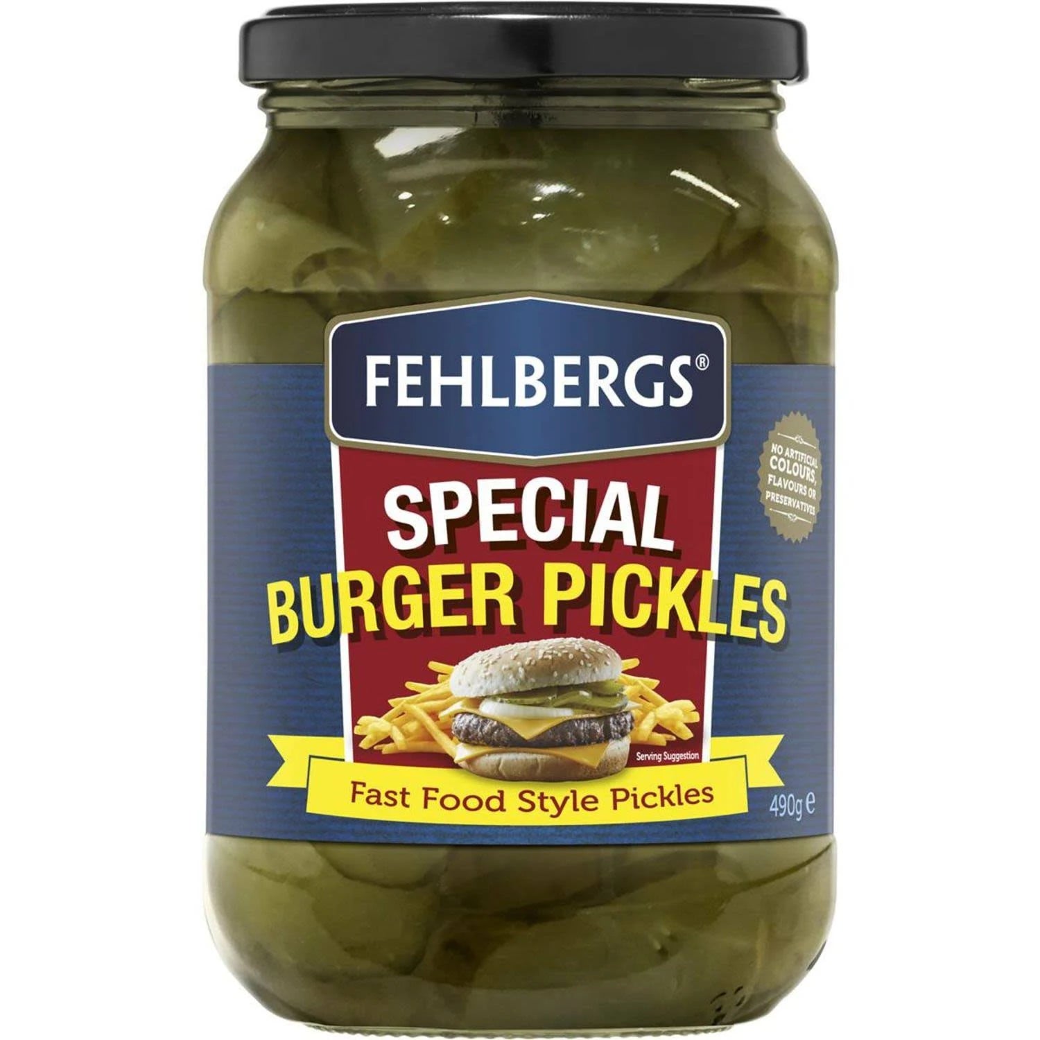 Fehlberg Burger Pickles 490g