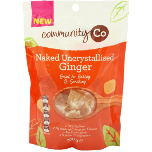 Community Co Ginger Naked Uncrystalised 250g