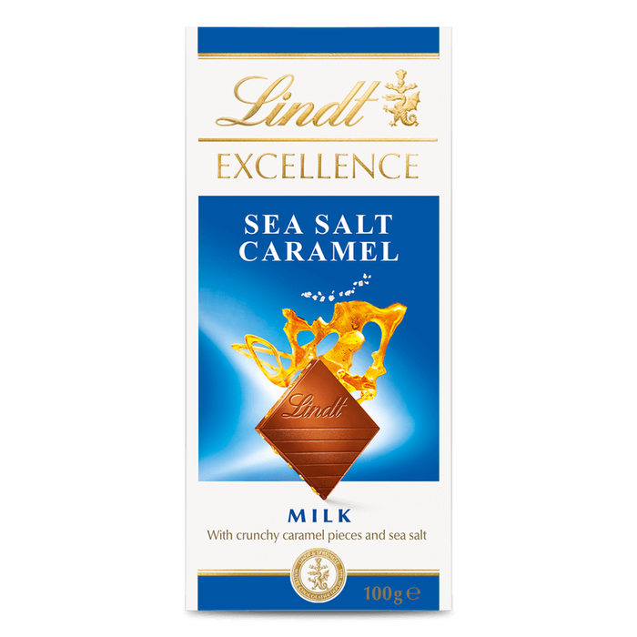 Lindt Sea Salt Caramel Milk Chocolate 100g