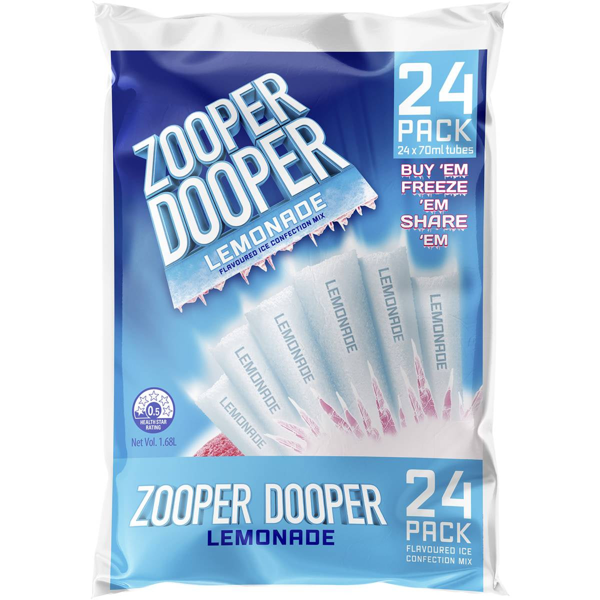 Zooper Dooper Lemonade 24pk 70mL